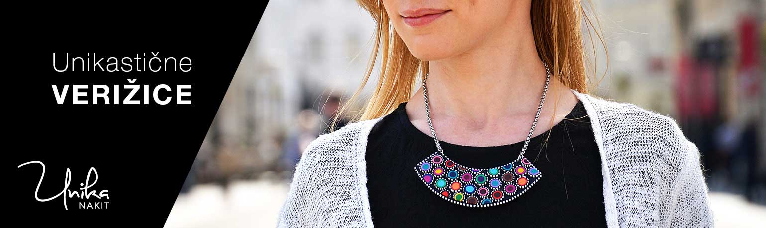 ročno izdelane verižice ogrlice unikat - Unika Nakit