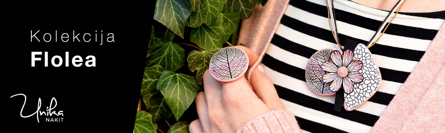 unikatni nakit - kolekcija Flolea - ročno izdelan nakit - unikanakit.si