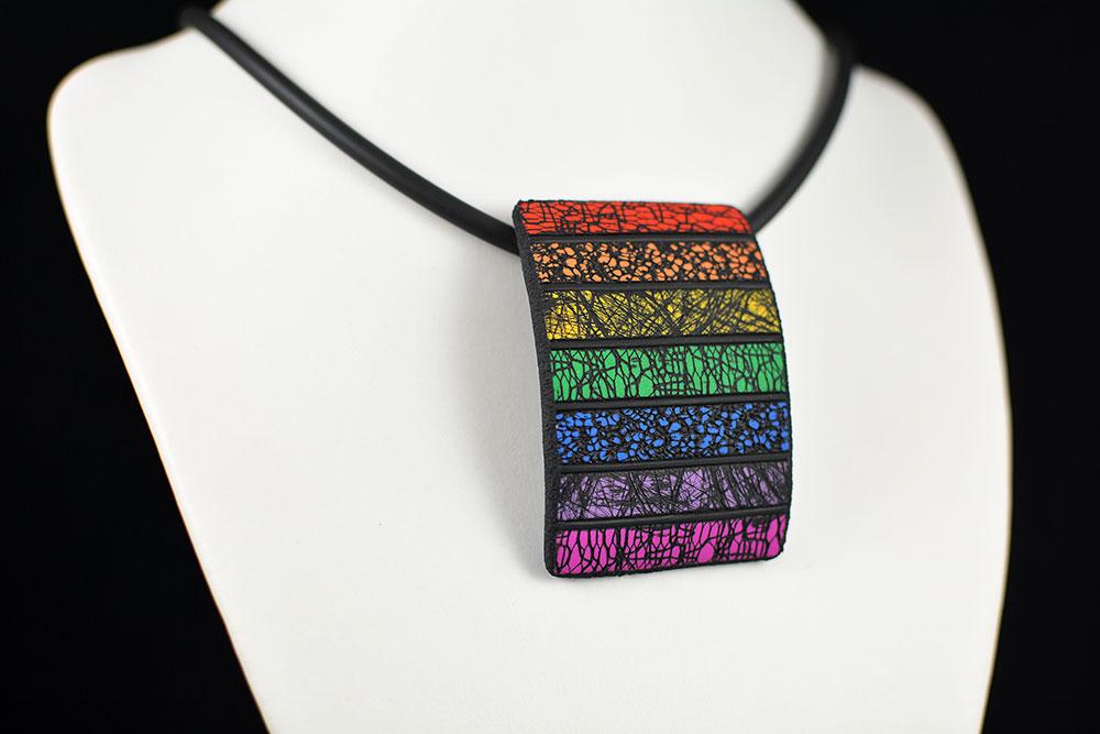 pisana verižica unikat + Unika Nakit