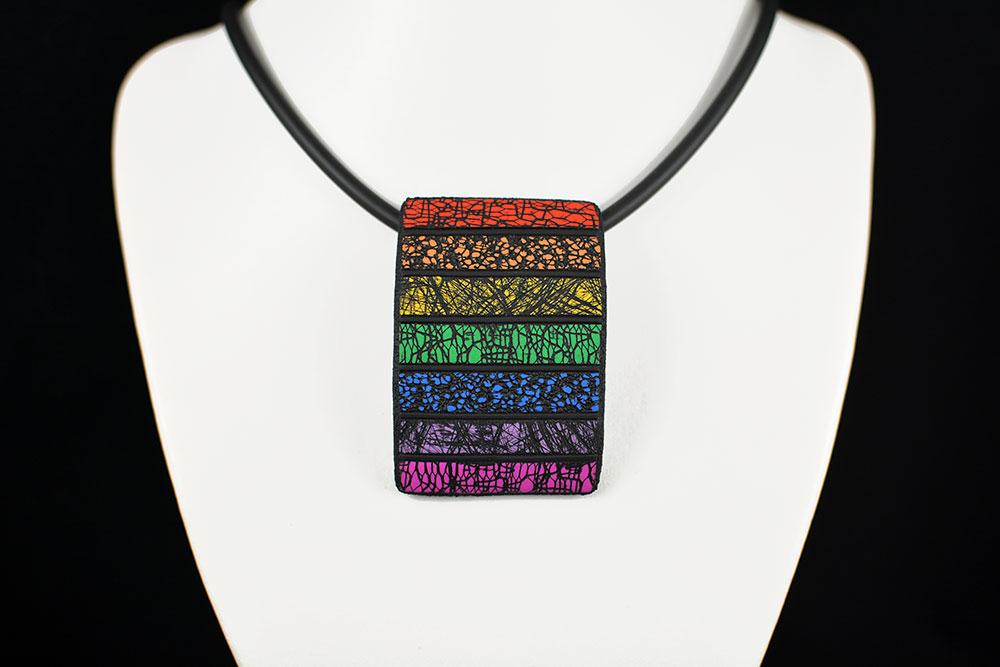 pisana verižica unikat - Unika Nakit