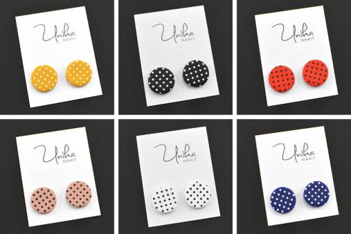 Mali uhani pika - Pikčasti Uhani - Unika Nakit