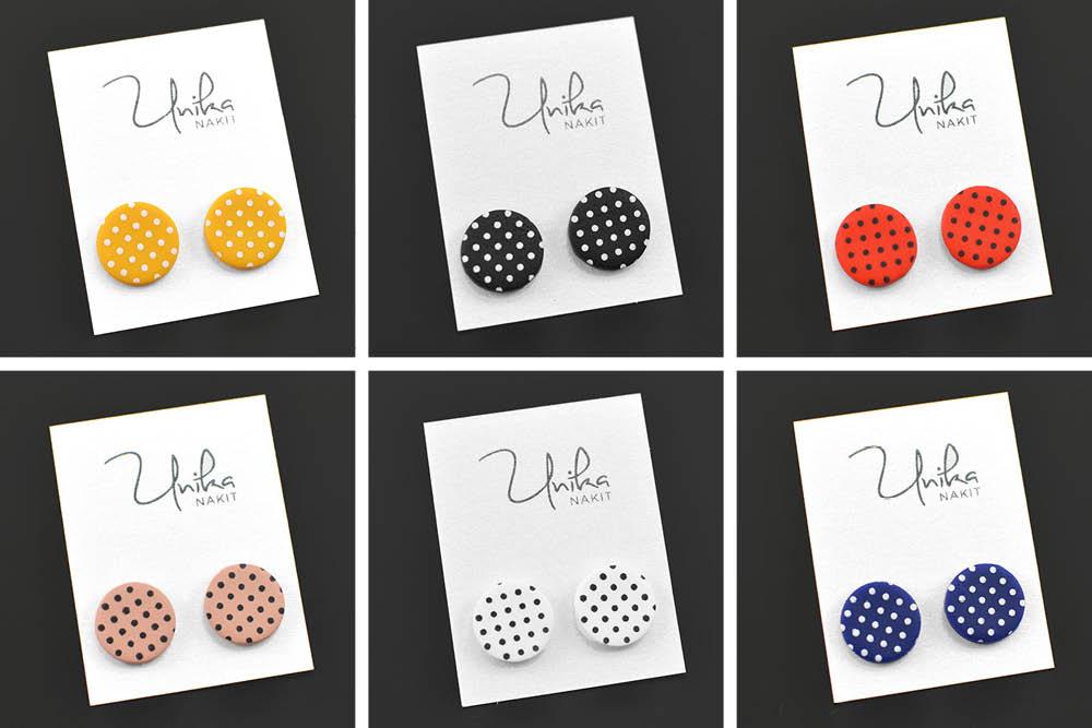 Mali uhani pika - Pikčasti Uhani - Unika Nakit