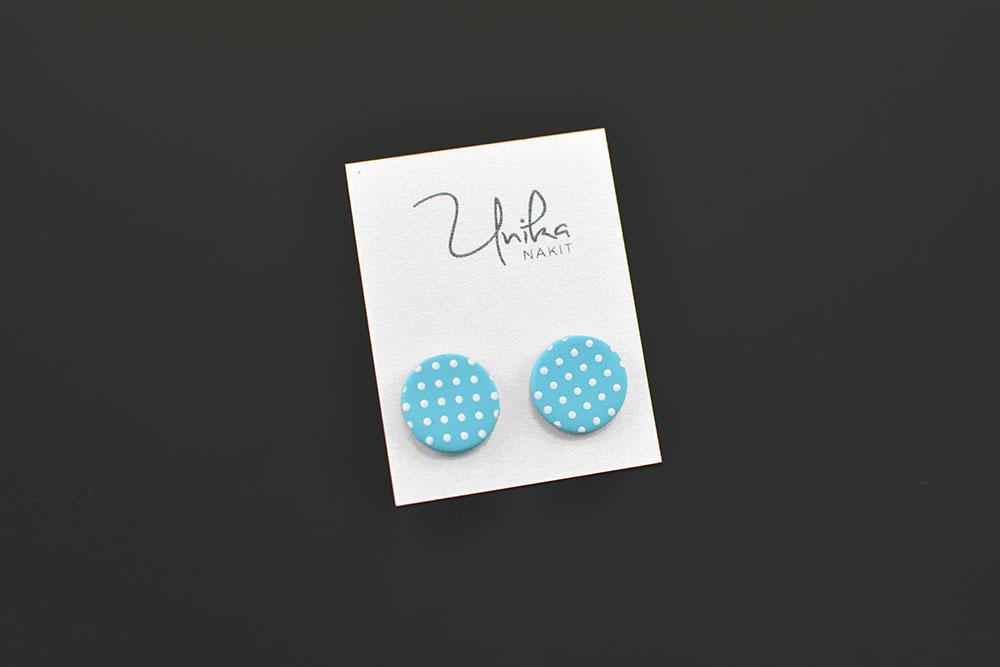 mali turkiz uhani Pika - Unika Nakit