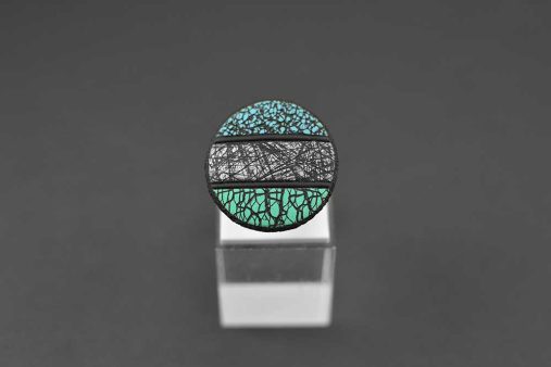 unikatni prstan turkiz mozaik Mor, Unika Nakit