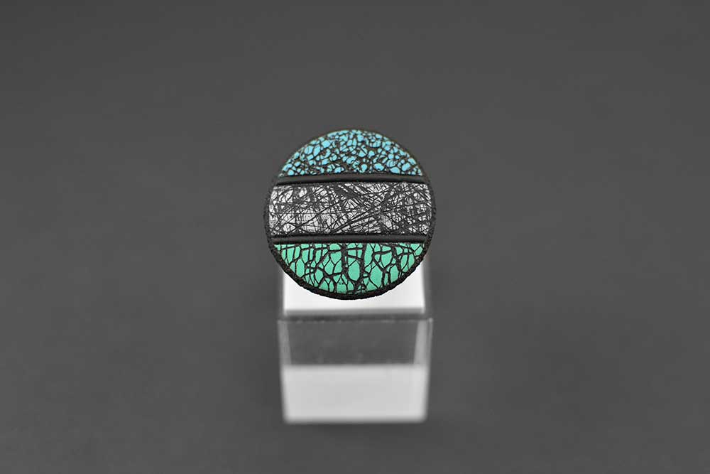 unikatni prstan turkiz mozaik Mor, Unika Nakit