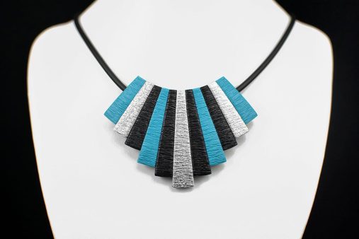 Ročno izdelana unikatna verižica turkiz Elegant - Unika Nakit