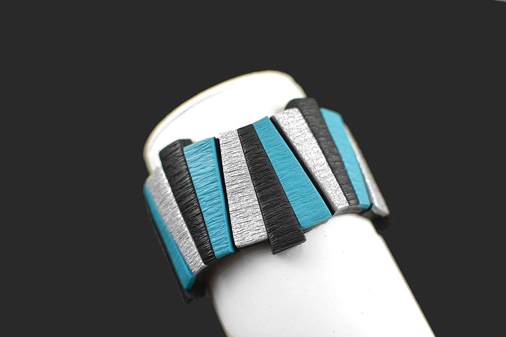 Ročno izdelana unikatna zapestnica turkiz Elegant + Unika Nakit