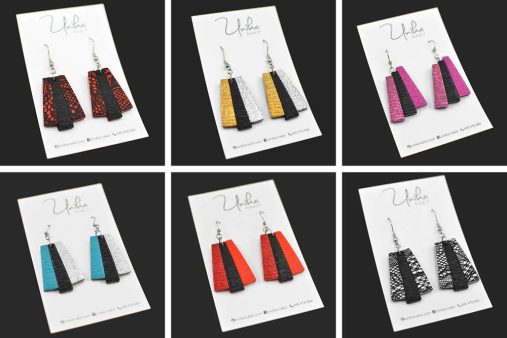 unikatni viseči uhani Elegant - Unika Nakit