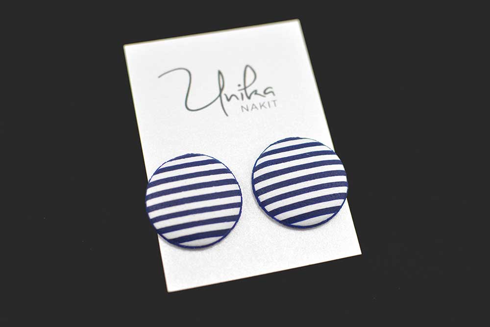 unikatni uhani Mornar okrogli veliki - Unika Nakit