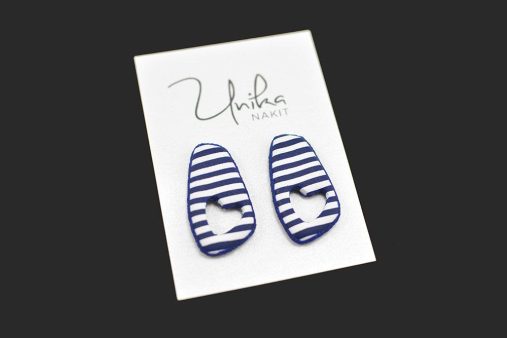 unikatni uhani Mornar srce - Unika Nakit