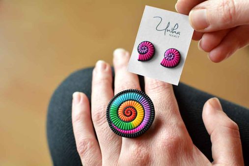 pisani prstan Spiralas - Unika Nakit, Slovenia