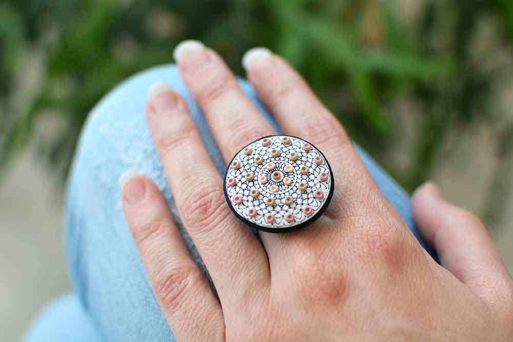 unikatni prstan Mandala - Unika Nakit